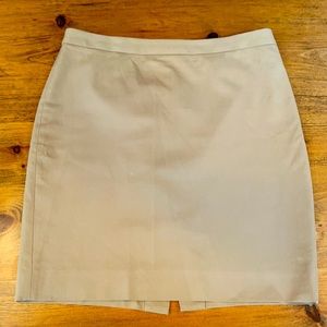 J Crew No. 2 Pencil Skirt, 12P, tan